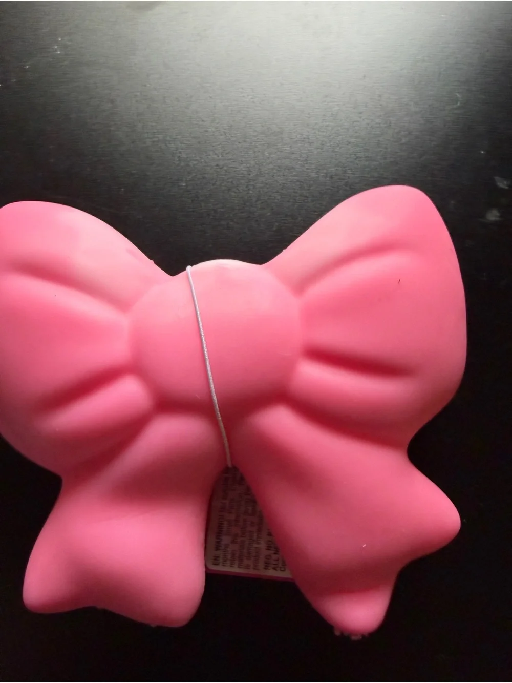 New Jumbo Squishy Big Squij Bow Pastel PINK Keycraft Sensory Fidget Sensory Toy